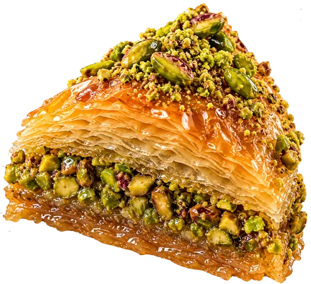 Baklava im Querschnitt